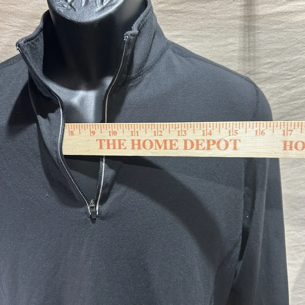 Carhartt Force Quarter Zip Pullover Womens M 8-10 Black Long Sleeve Base Layer